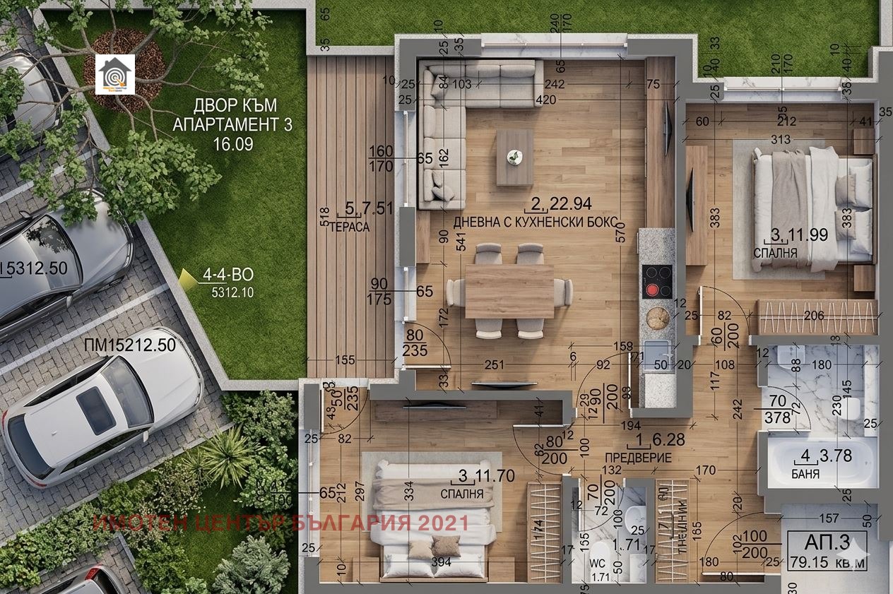 Продава 3-СТАЕН, гр. София, Студентски град, снимка 9 - Апартаменти - 55276043