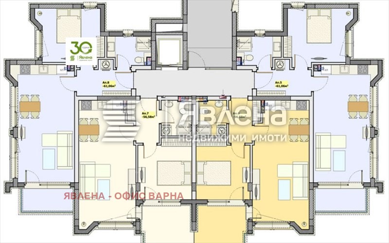 Продава  2-стаен град Варна , к.к. Св.Св. Константин и Елена , 72 кв.м | 24491874 - изображение [5]