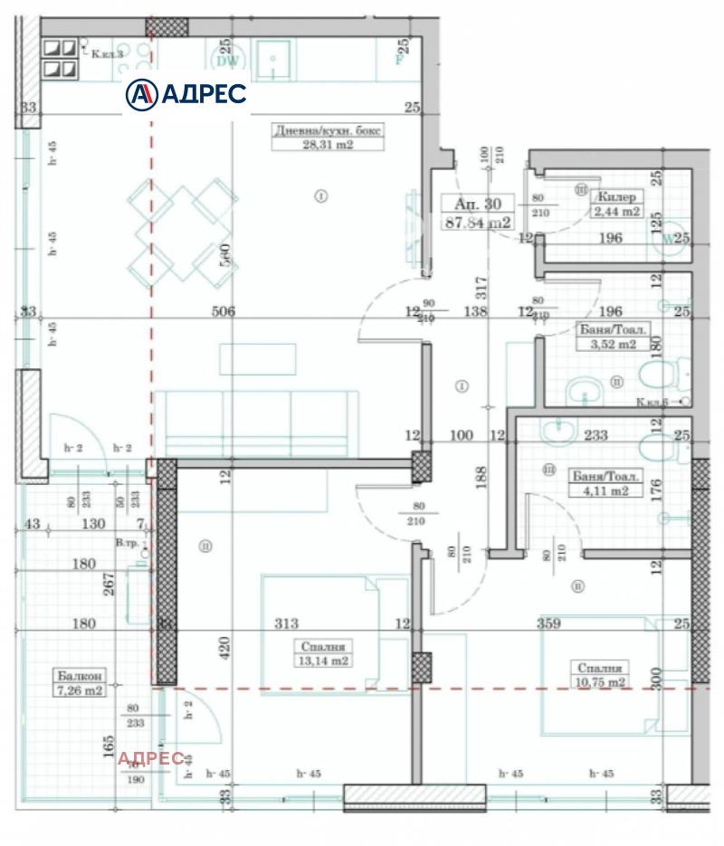 Продава 3-СТАЕН, гр. Варна, Левски 1, снимка 4 - Aпартаменти - 47350279