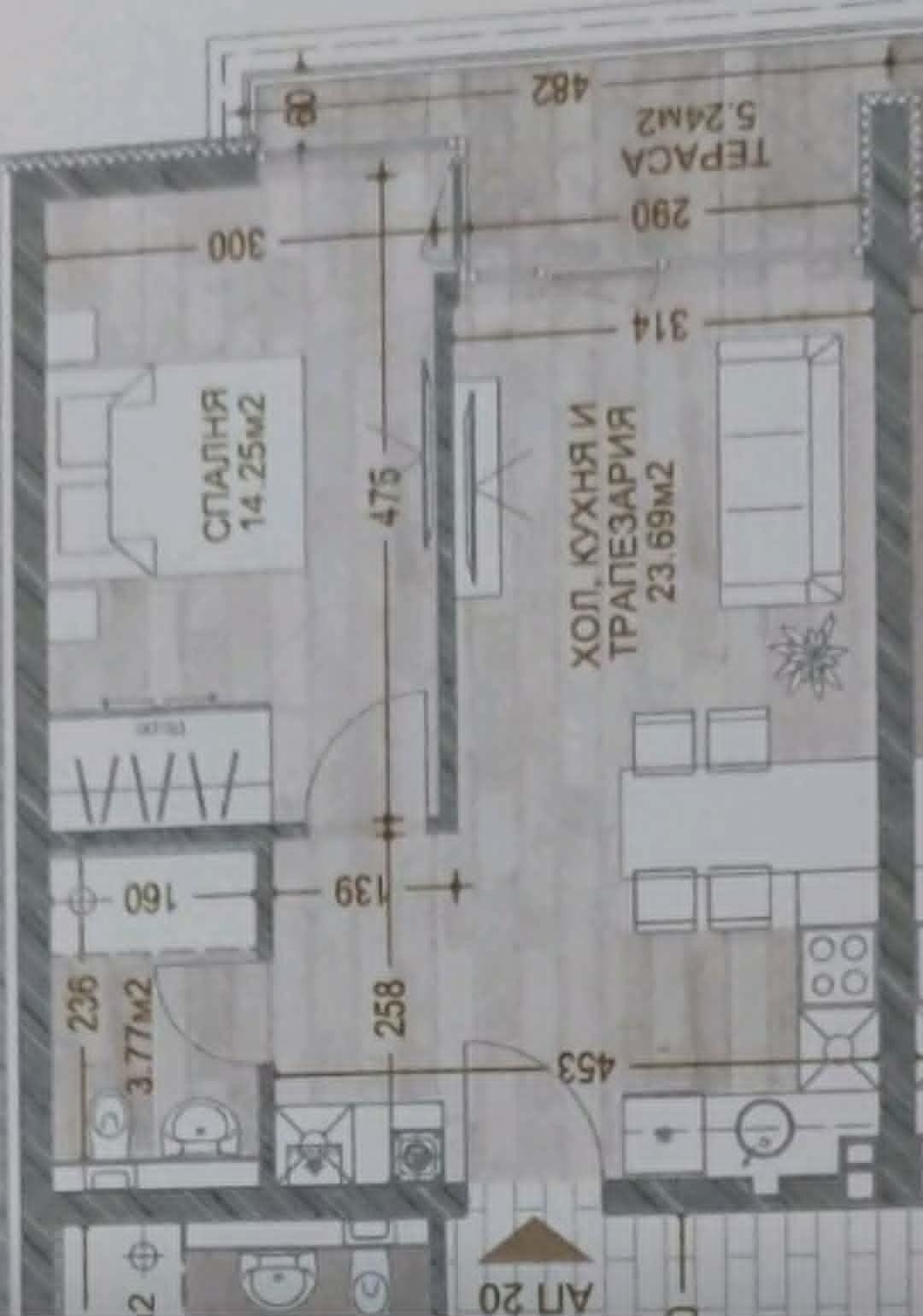Продава 2-СТАЕН, гр. София, Симеоново, снимка 4 - Апартаменти - 54740465