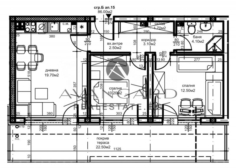 In vendita  2 camere da letto Plovdiv , Belomorski , 97 mq | 73790754 - Immagine [10]