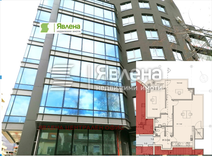 En venta  Oficina Sofia , Manastirski livadi , 110 metros cuadrados | 25749557 - imagen [4]