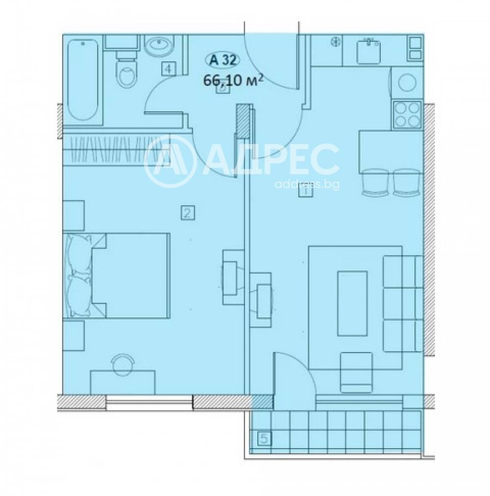 Продава 2-СТАЕН, гр. София, Център, снимка 4 - Апартаменти - 54065758