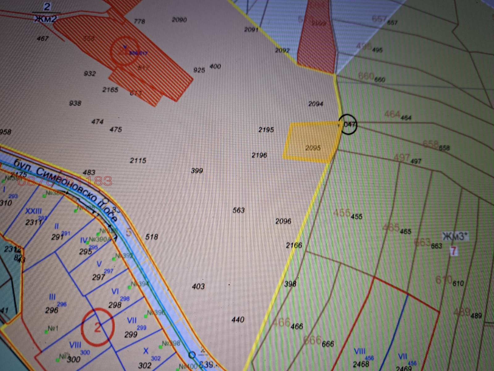 Продава ПАРЦЕЛ, гр. София, Симеоново, снимка 5 - Парцели - 54847044
