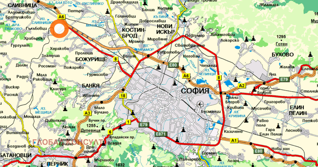 Продава ПАРЦЕЛ, с. Храбърско, област София област, снимка 4 - Парцели - 54303110