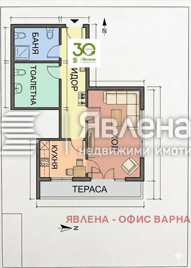 Продава 2-СТАЕН, гр. Варна, Изгрев, снимка 2 - Апартаменти - 54920777