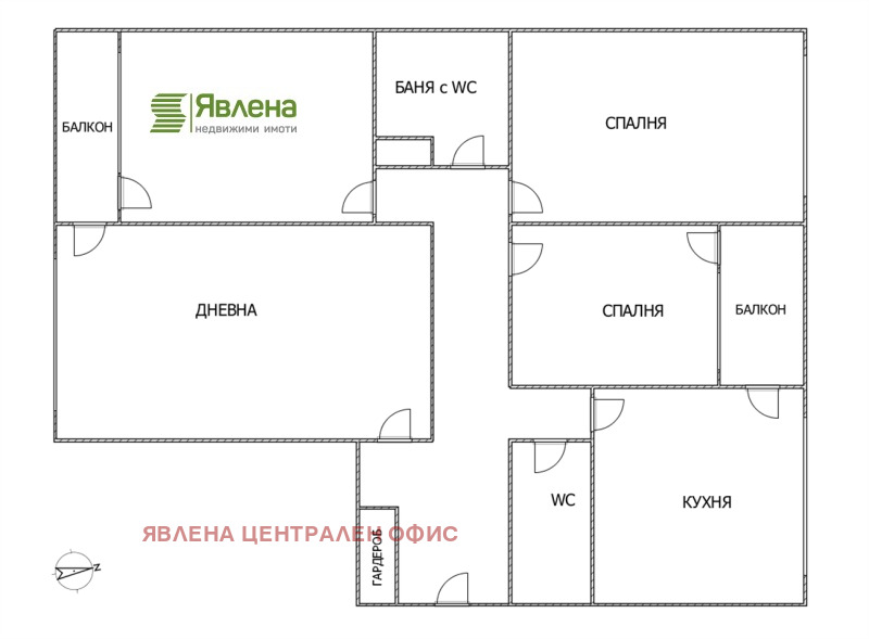 Zu verkaufen  2 Schlafzimmer Sofia , Druschba 2 , 103 qm | 70123135 - Bild [2]