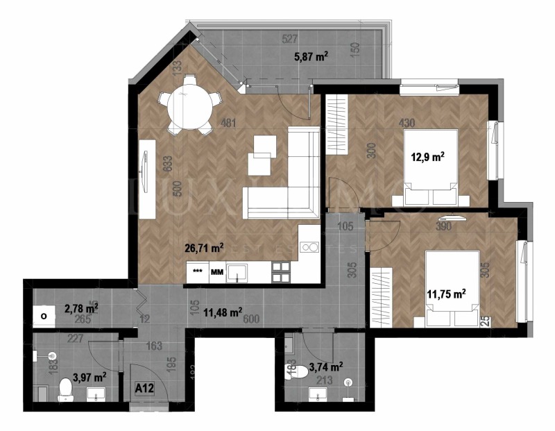 Продава 3-СТАЕН, гр. София, Кръстова вада, снимка 2 - Апартаменти - 52453549