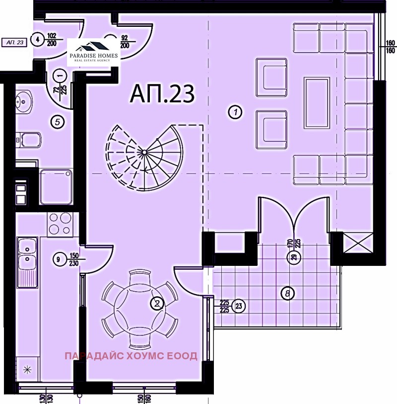 Продава МЕЗОНЕТ, гр. София, Борово, снимка 13 - Апартаменти - 52363888