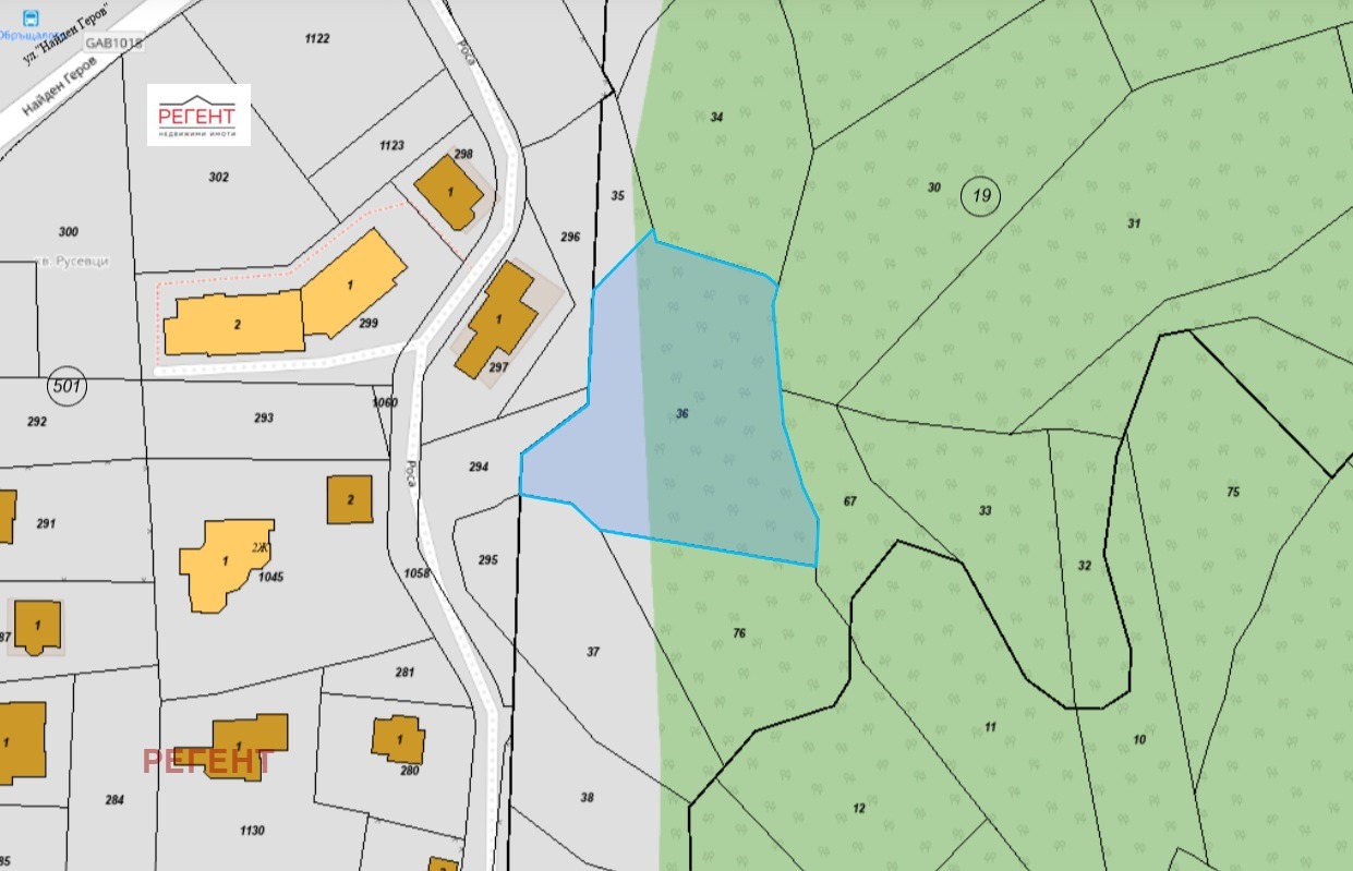 Продава ПАРЦЕЛ, гр. Габрово, Русевци, снимка 2 - Парцели - 51376942