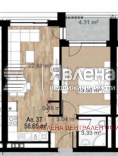 Till salu  1 sovrum Sofia , Serdika , 71 kvm | 81850046 - bild [7]