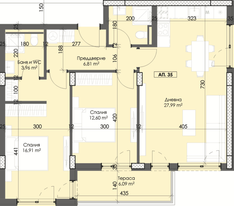 Продава  3-стаен град Пловдив , Тракия , 113 кв.м | 27224820