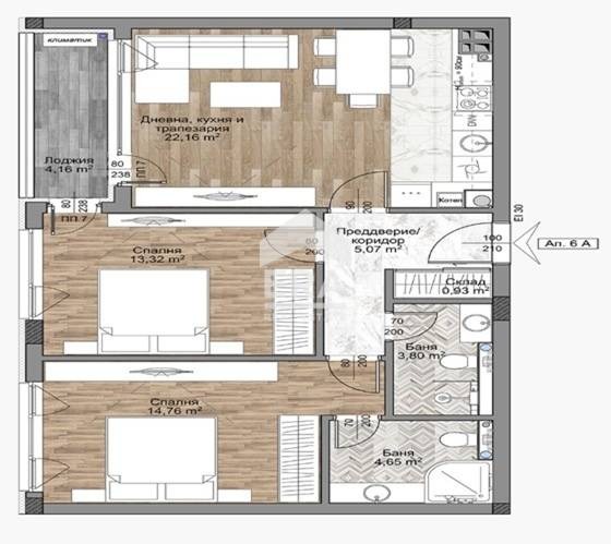 Продава 3-СТАЕН, гр. София, Младост 4, снимка 2 - Апартаменти - 53425804