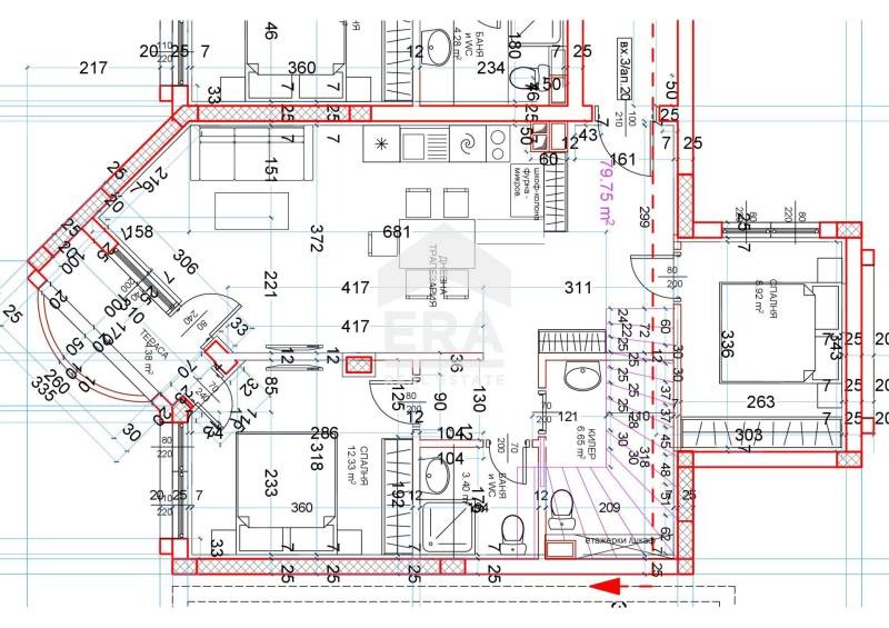 На продаж  2 спальні Варна , к.к. Чайка , 186 кв.м | 85764453 - зображення [8]
