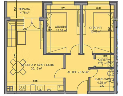 Продава 3-СТАЕН, гр. Пловдив, Прослав, снимка 3 - Апартаменти - 53983643