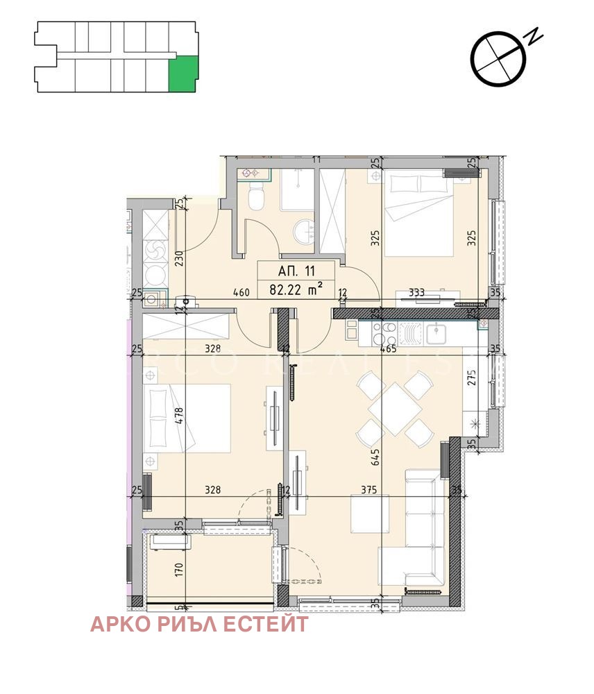 Продава 3-СТАЕН, гр. София, Малинова долина, снимка 2 - Апартаменти - 56182606
