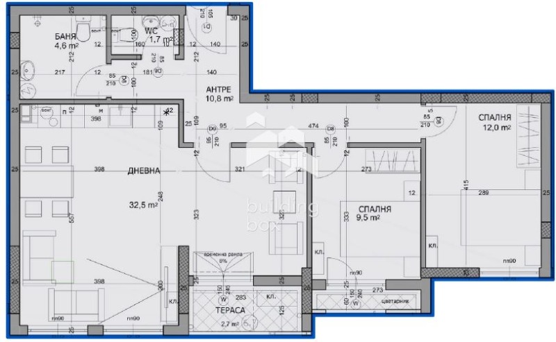 À venda  2 quartos Plovdiv , Hristo Smirnenski , 110 m² | 35535226 - imagem [2]