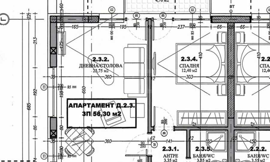 Продава 2-СТАЕН, гр. Елин Пелин, област София област, снимка 2 - Апартаменти - 55390983