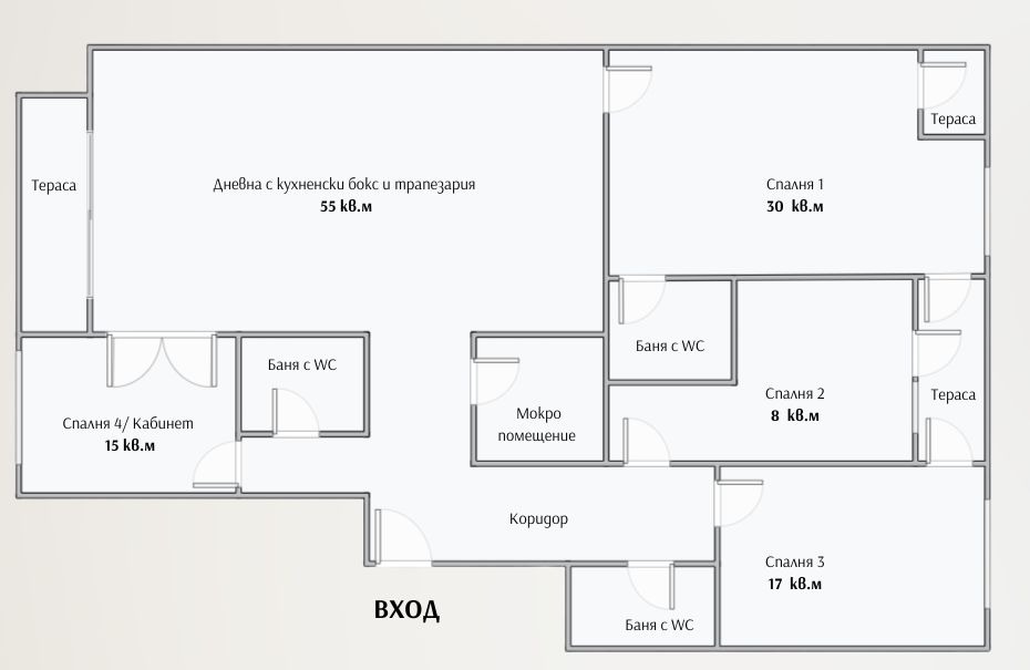 Продава 4-СТАЕН, гр. София, Изток, снимка 17 - Апартаменти - 55523625