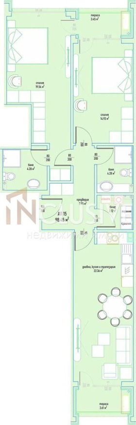 2 bedroom Malinova dolina, Sofia 2