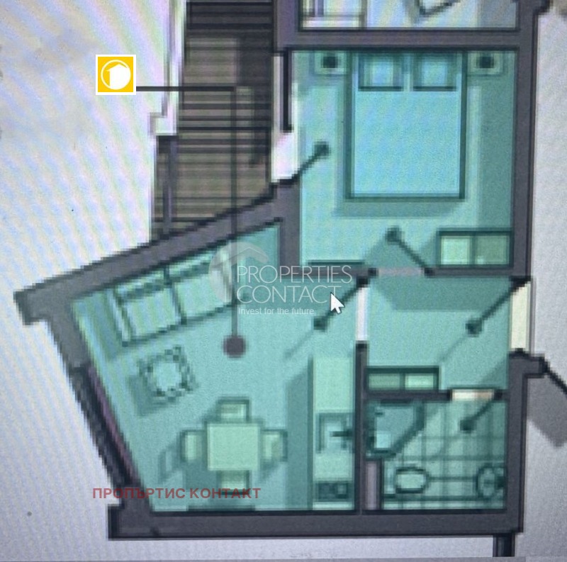 Na prodej  1 ložnice oblast Burgas , k.k. Slančev brjag , 43 m2 | 16340854 - obraz [11]