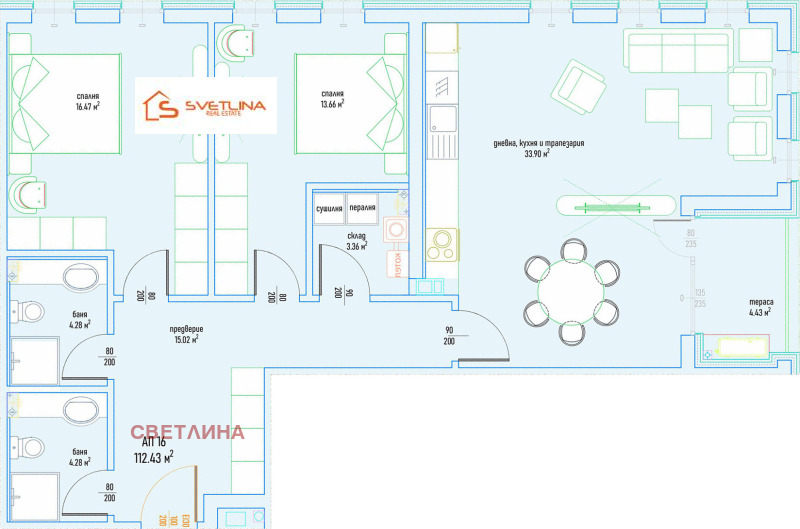 Продава 3-СТАЕН, гр. София, Малинова долина, снимка 1 - Aпартаменти - 49127521