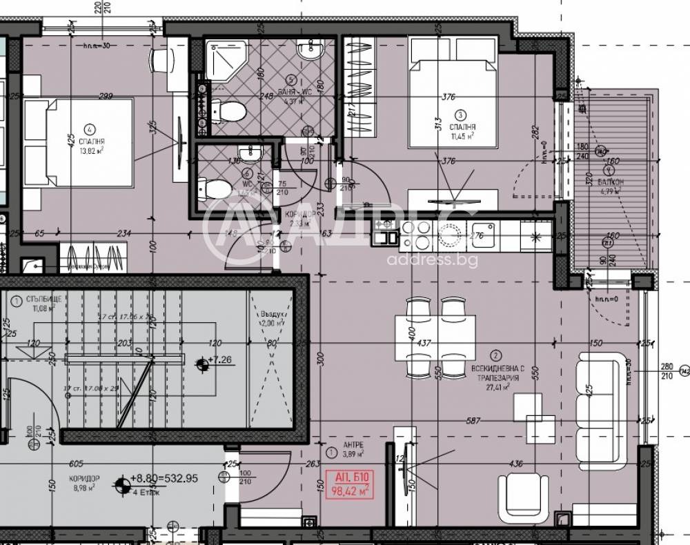 Продава 3-СТАЕН, гр. София, Левски В