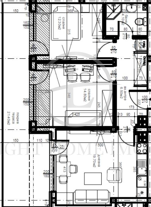 In vendita  2 camere da letto Plovdiv , Iugen , 110 mq | 99411853 - Immagine [9]