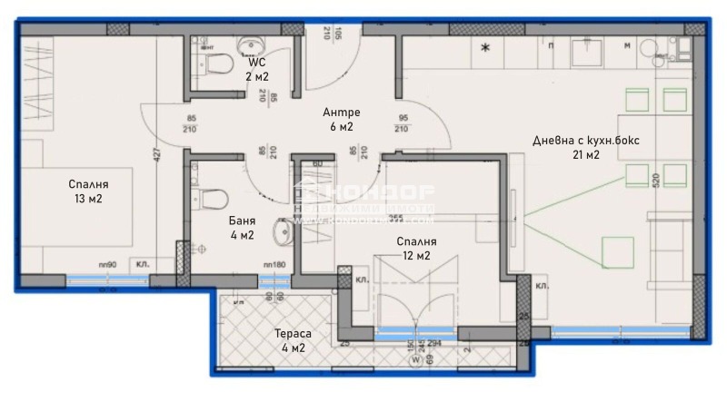 Продава 3-СТАЕН, гр. Пловдив, Христо Смирненски, снимка 2 - Апартаменти - 52398696