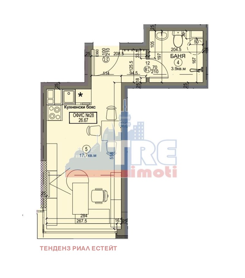 À venda  Escritório Sofia , Bakston , 34 m² | 50701141 - imagem [3]