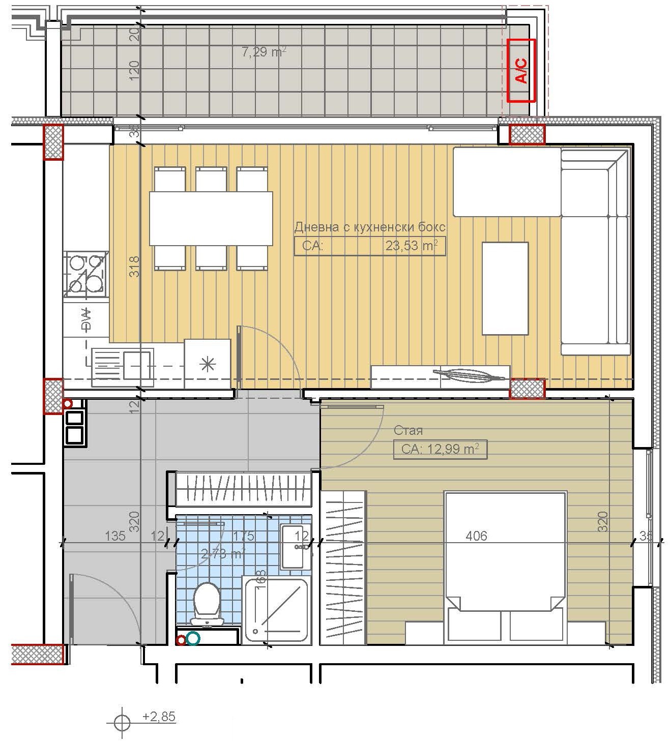 Продава 2-СТАЕН, гр. София, Павлово, снимка 2 - Апартаменти - 49892194