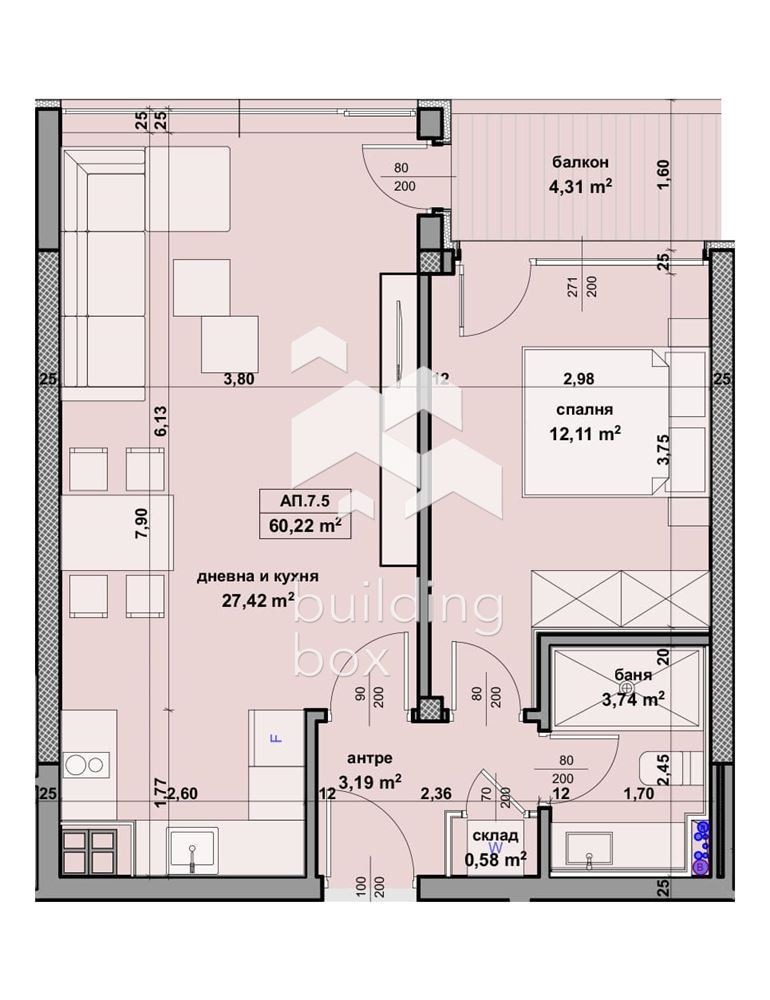 Продава 2-СТАЕН, гр. София, Надежда 4, снимка 2 - Апартаменти - 54118199