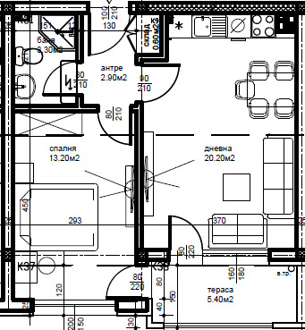 Продава 2-СТАЕН, гр. Пловдив, Беломорски, снимка 3 - Апартаменти - 55218843