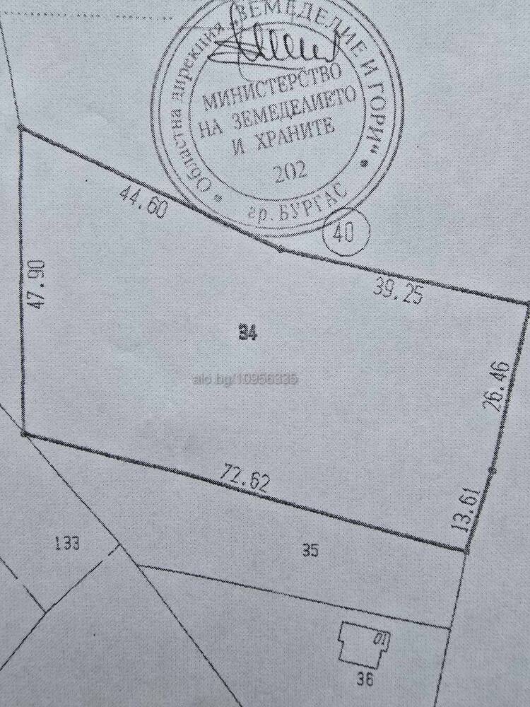 Продава ПАРЦЕЛ, с. Драчево, област Бургас, снимка 3 - Парцели - 53676615