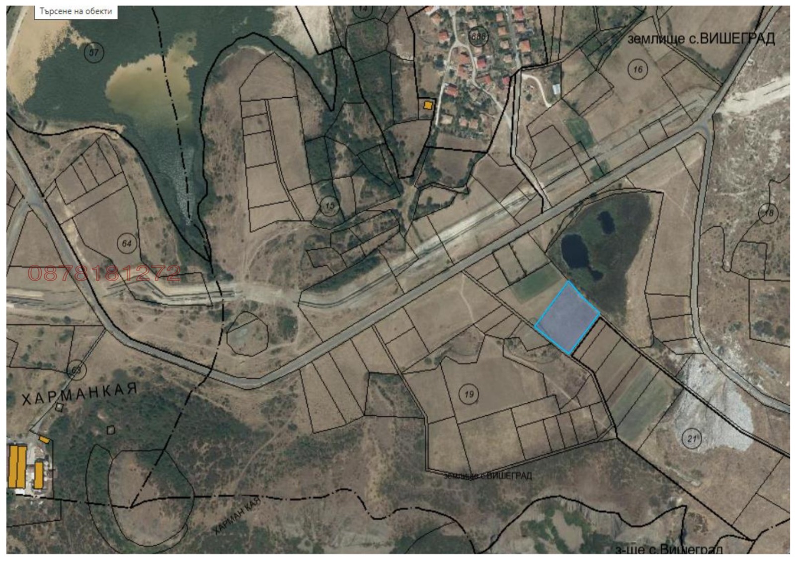 Продава ЗЕМЕДЕЛСКА ЗЕМЯ, с. Вишеград, област Кърджали, снимка 3 - Земеделска земя - 53885947