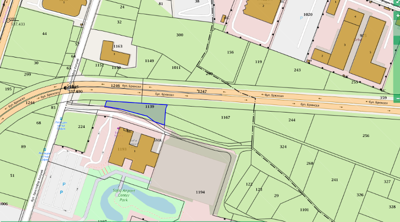 Продава ПАРЦЕЛ, гр. София, Летище София