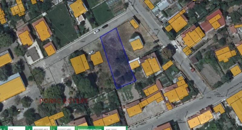 En venta  Trama Stara Zagora , Kolyo Ganchev , 644 metros cuadrados | 99221926