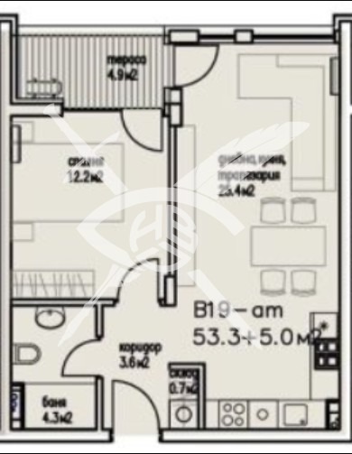 Продава 2-СТАЕН, гр. Бургас, Сарафово, снимка 1 - Aпартаменти - 48362890