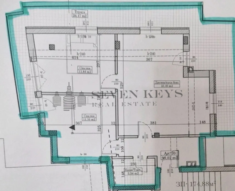 Na prodej  2 ložnice Varna , Grand Mol , 110 m2 | 46815601 - obraz [8]