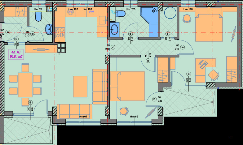 Продава 3-СТАЕН, гр. София, Манастирски ливади, снимка 11 - Апартаменти - 53351675