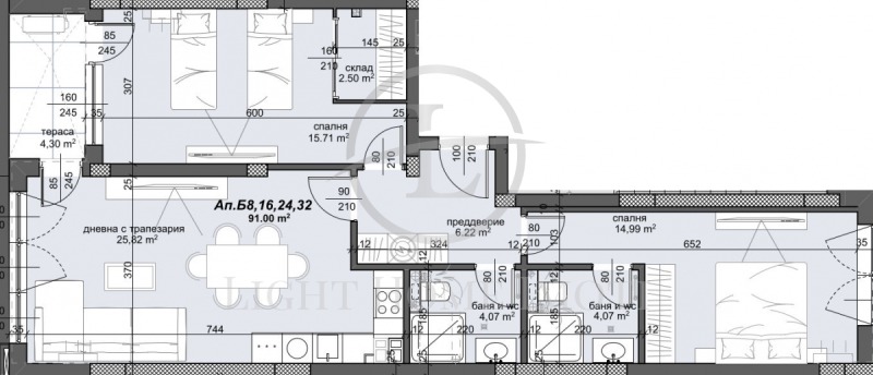 Продава 3-СТАЕН, гр. Пловдив, Тракия, снимка 4 - Апартаменти - 53533971