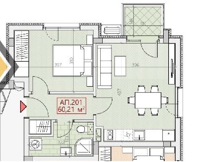 Продава  2-стаен област Бургас , гр. Обзор , 60 кв.м | 52274159
