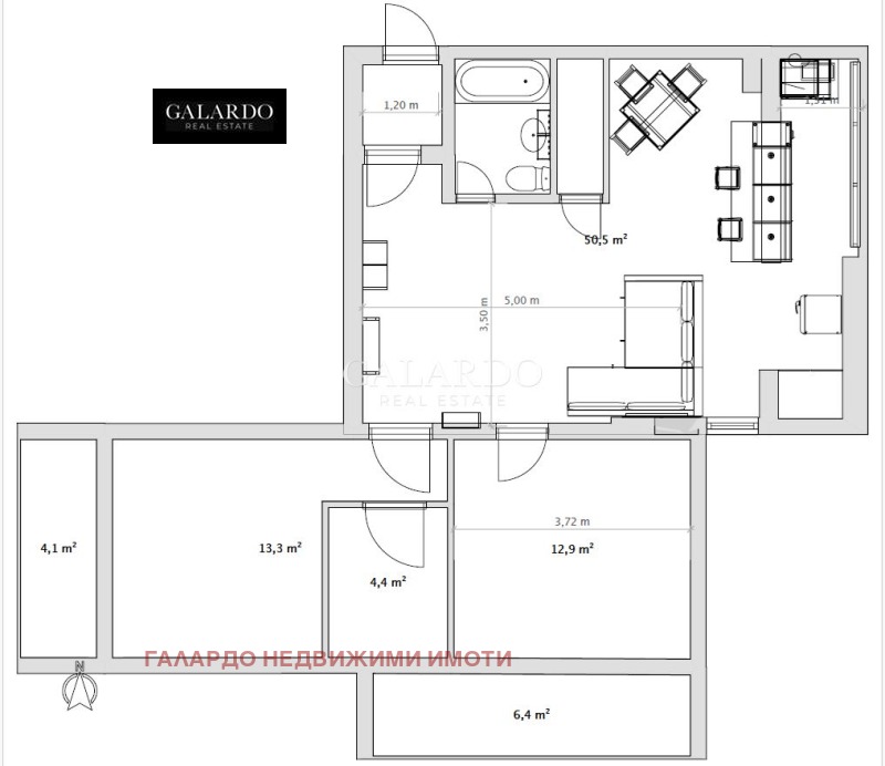 Продава 3-СТАЕН, гр. София, Хиподрума, снимка 14 - Апартаменти - 52796074