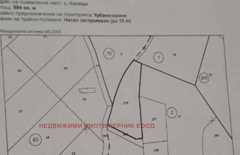 Προς πώληση  Οικόπεδο περιοχή Πέρνικ , ιαζ. Πτσεληνα , 994 τ.μ | 17018555 - εικόνα [2]