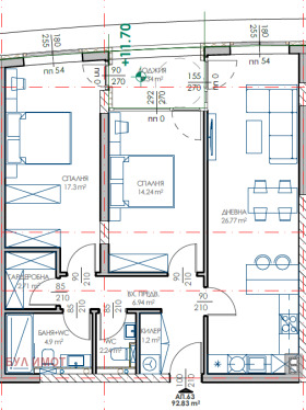 2 bedroom Troshevo, Varna 10