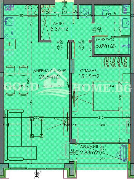 For Sale  1 bedroom Plovdiv , Trakiya , 71 sq.m | 83059031 - image [6]