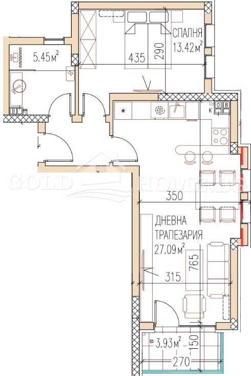 For Sale  1 bedroom Plovdiv , Ostromila , 75 sq.m | 61770426 - image [2]