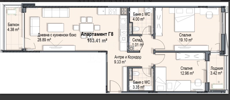 Продава 3-СТАЕН, гр. София, Кръстова вада, снимка 7 - Aпартаменти - 49525870