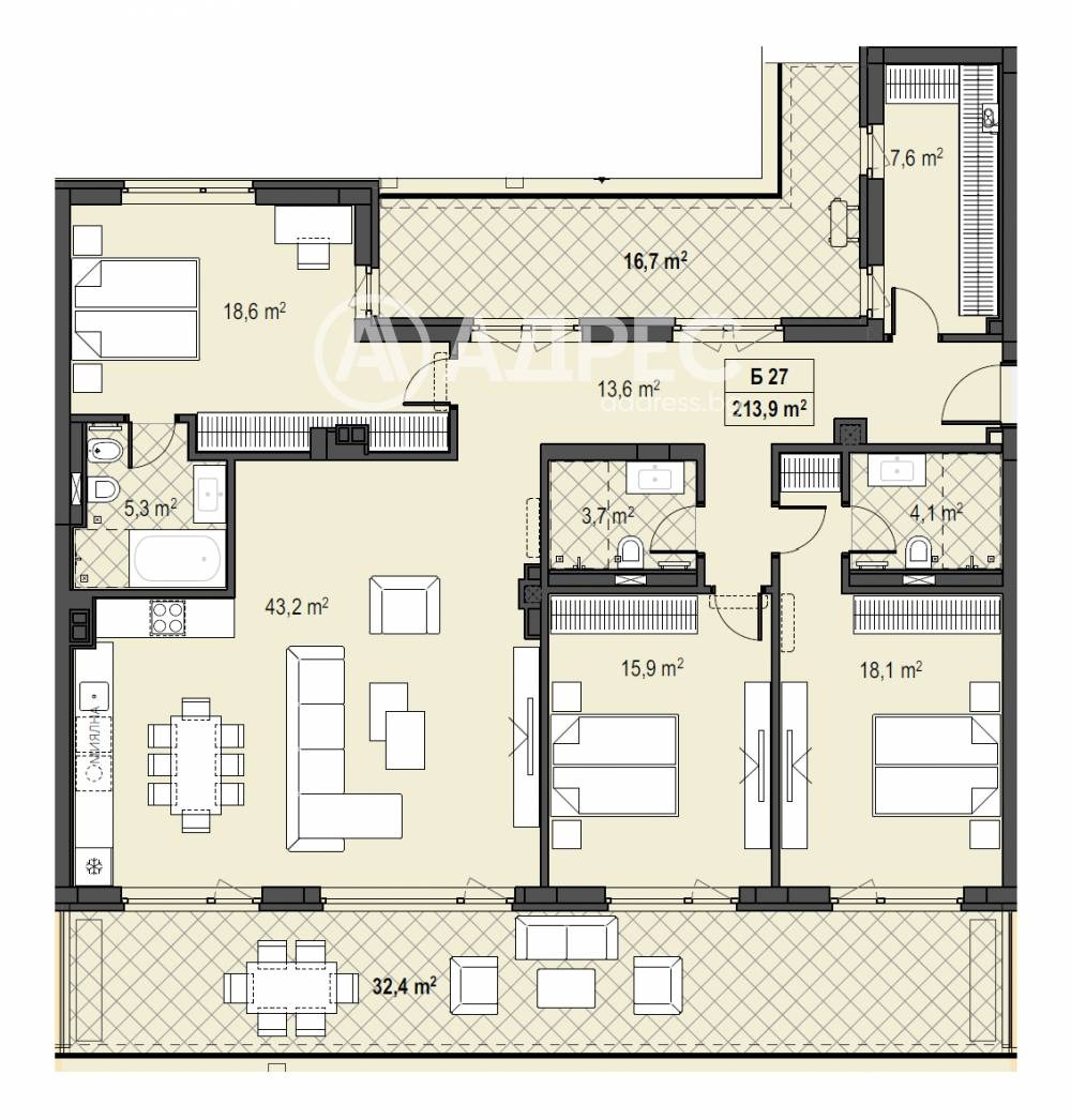 Продава МНОГОСТАЕН, гр. София, Бояна, снимка 4 - Апартаменти - 54143369