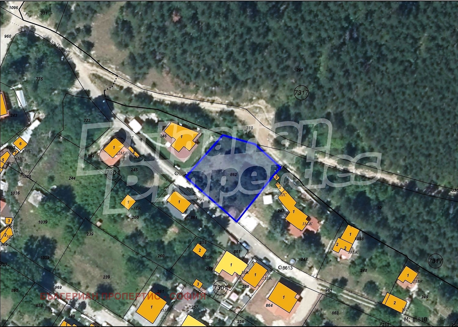 Продава ПАРЦЕЛ, гр. София, с. Долни Пасарел, снимка 2 - Парцели - 56123214